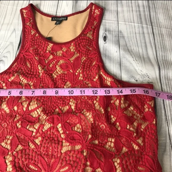 NWT Express crochet racerback tank top - Picture 9 of 9